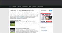 Desktop Screenshot of lawncareguide.org